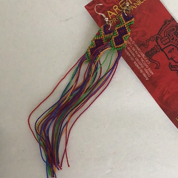 BRAIDED FRINGE EARRINGS NWT - Picture 7 of 9